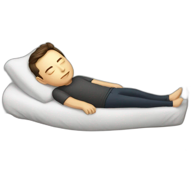 Elon musk sleeping emoji