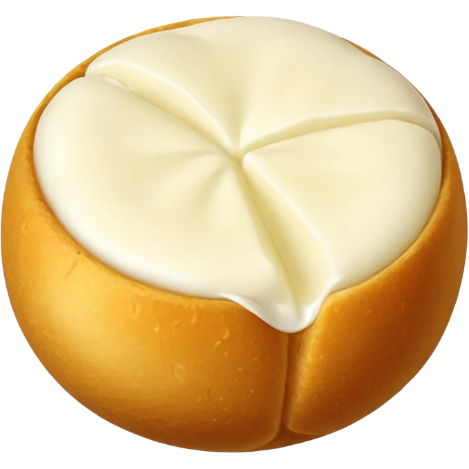Mozzarella cheese balls emoji