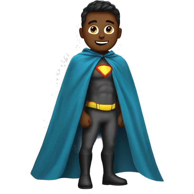 Super hero cape emoji