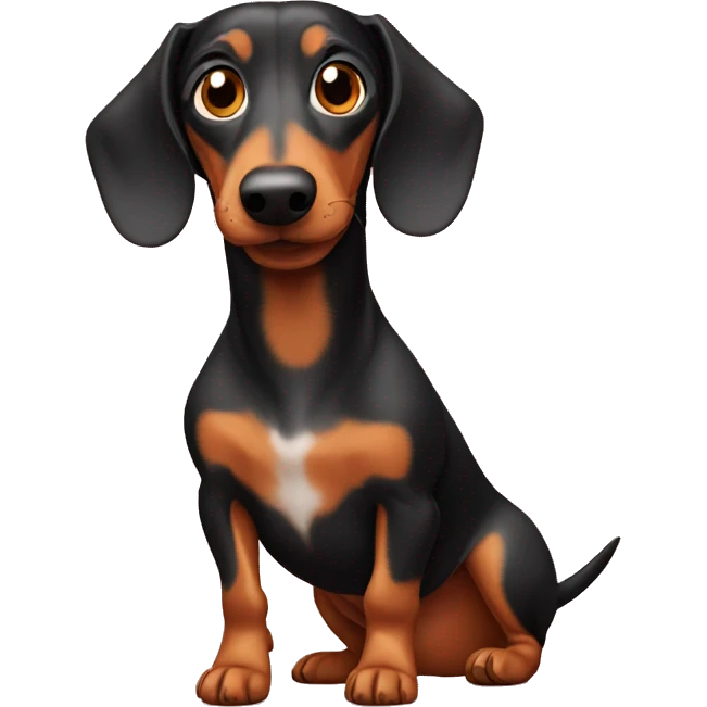 Weiner dog emoji