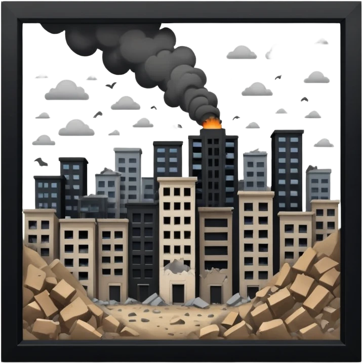earthquake in city emoji