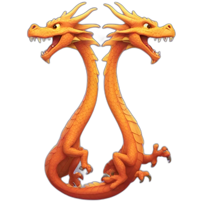 Two headed dragon emoji