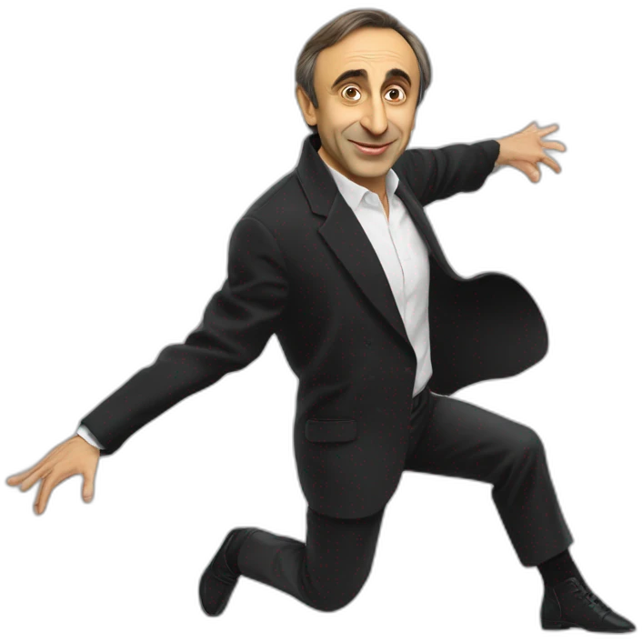 éric zemmour qui dance avec shrek emoji