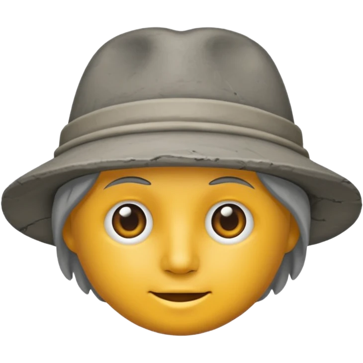 Dolhareubang with hat emoji