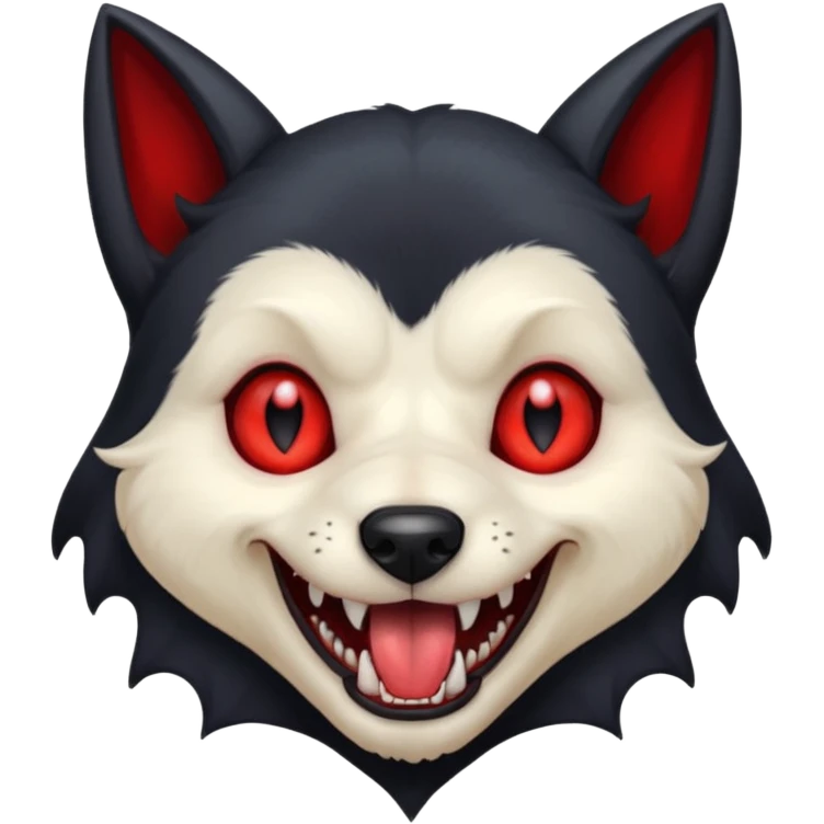 vampire dog emoji