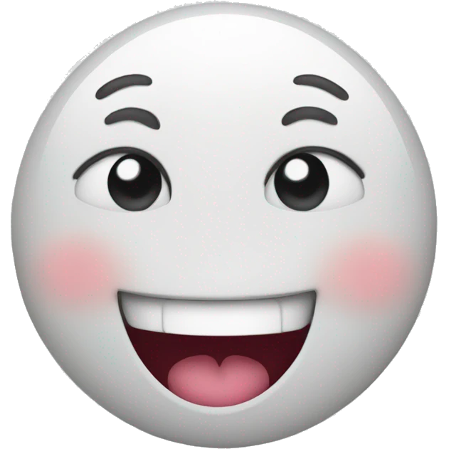 Cute smiley face emoji
