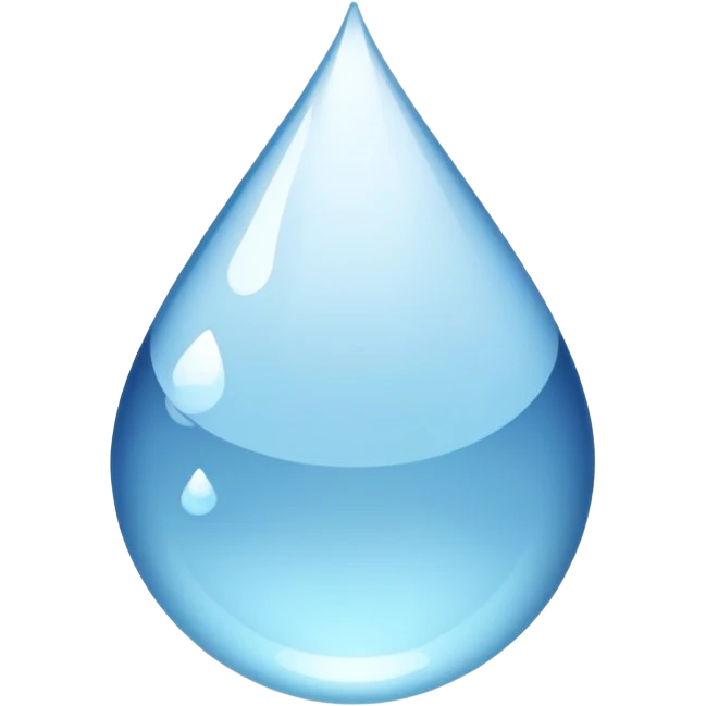 Bottle of water emoji