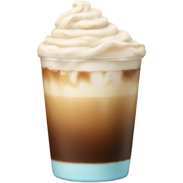 Iced lattte  emoji