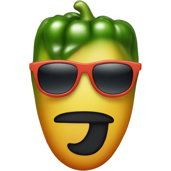 Pepper with sunglasses emoji