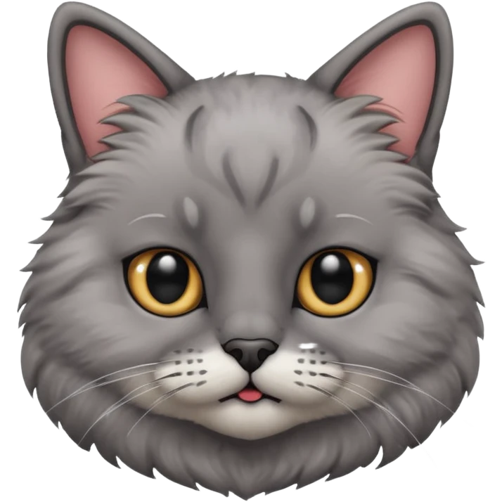 cat with black human mustache emoji