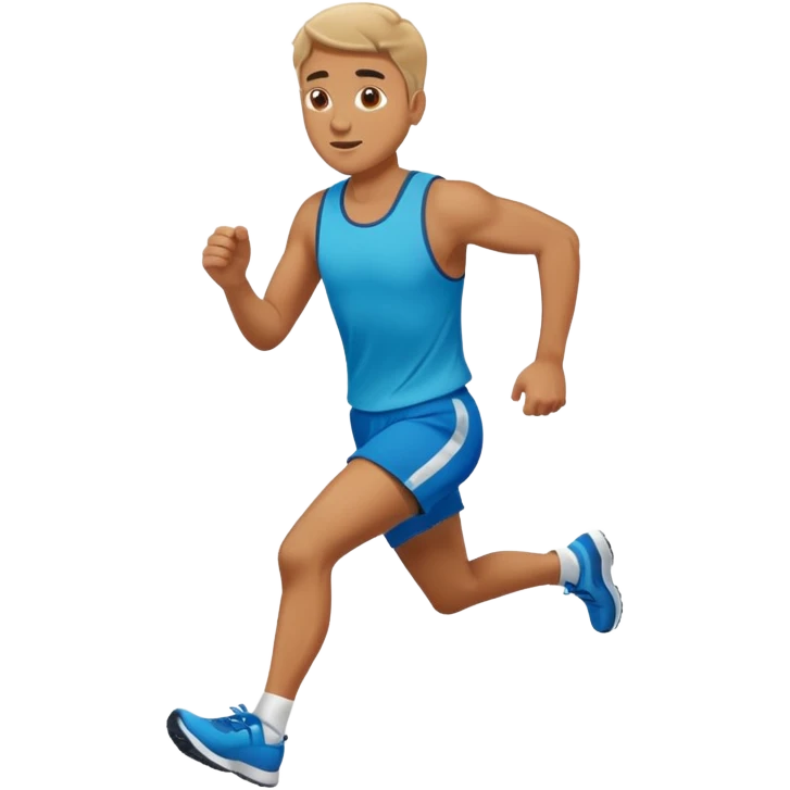 man runs emoji