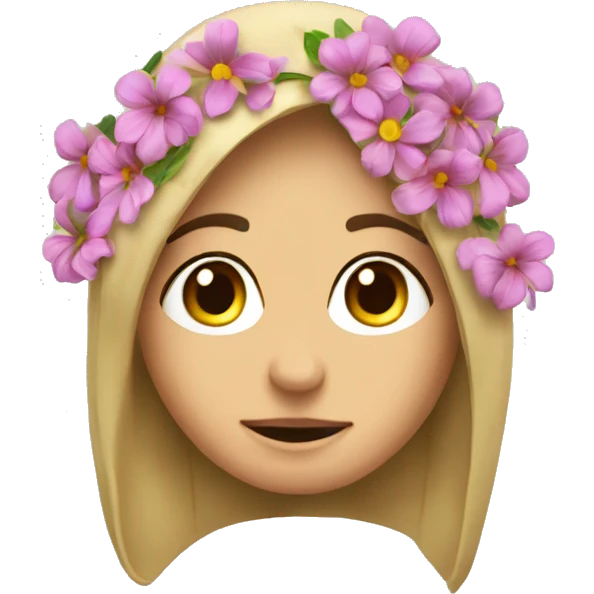 Kopfhörer mit Blumen  emoji