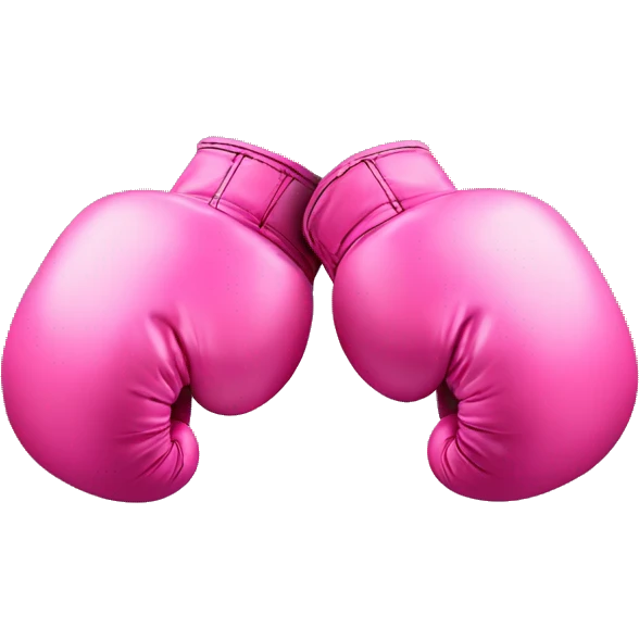 Pink boxing gloves  emoji