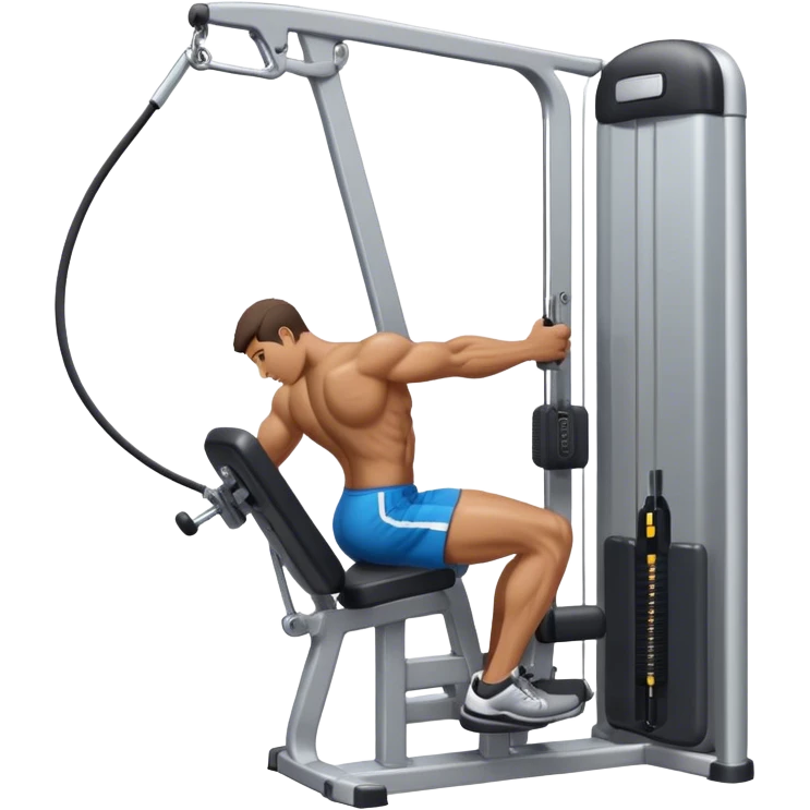 side-view man cable-machine tricep-pushdown emoji