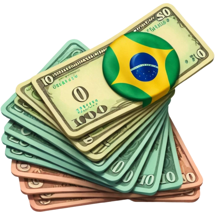 real brazilian money emoji