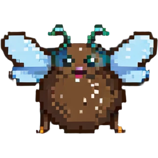 poop with a little fly buzzing around emoji