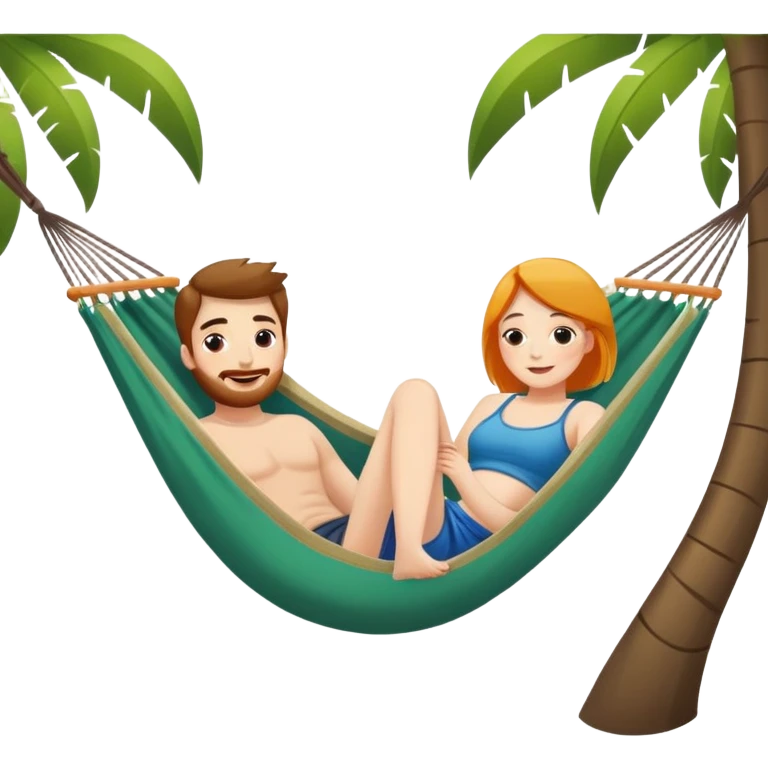 Two people on hammock emoji