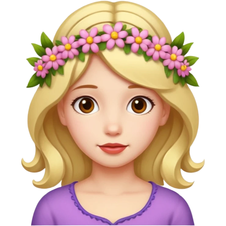GIRL WITH FLOWERS emoji