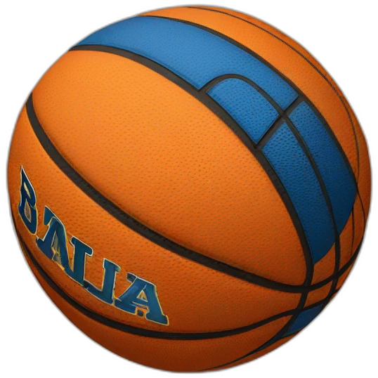 Balon de baloncesto entrando en una canasta emoji