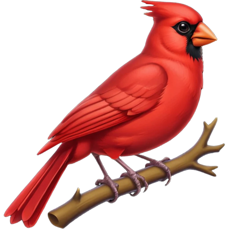 Cardinal with a cursive L emoji