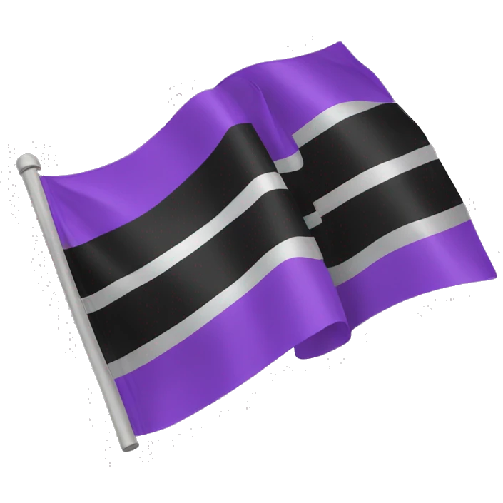 Asexual flag emoji