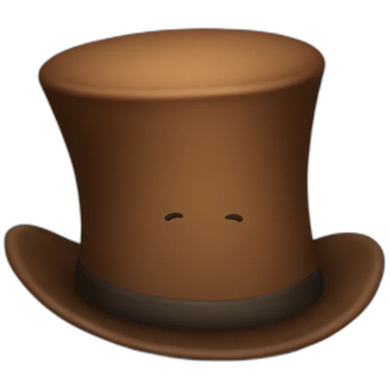 poop with top hat emoji