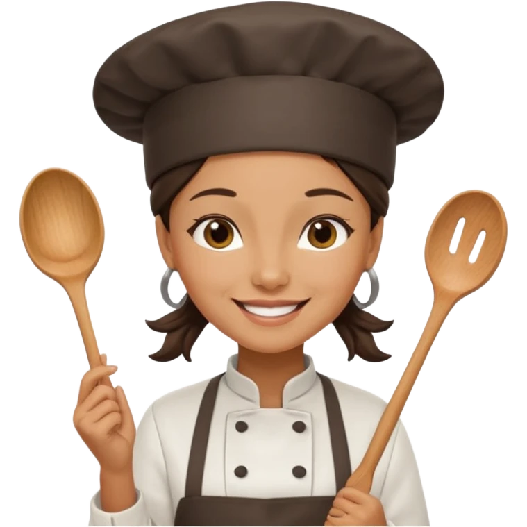  woman Chef with Spoon emoji