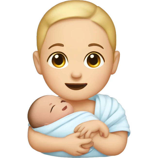 Breastfed baby emoji