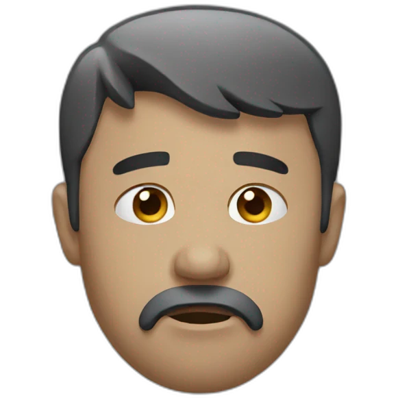 sad man emoji