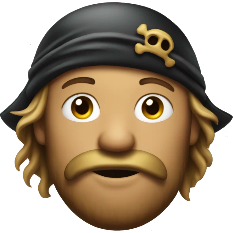 pirate face emoji