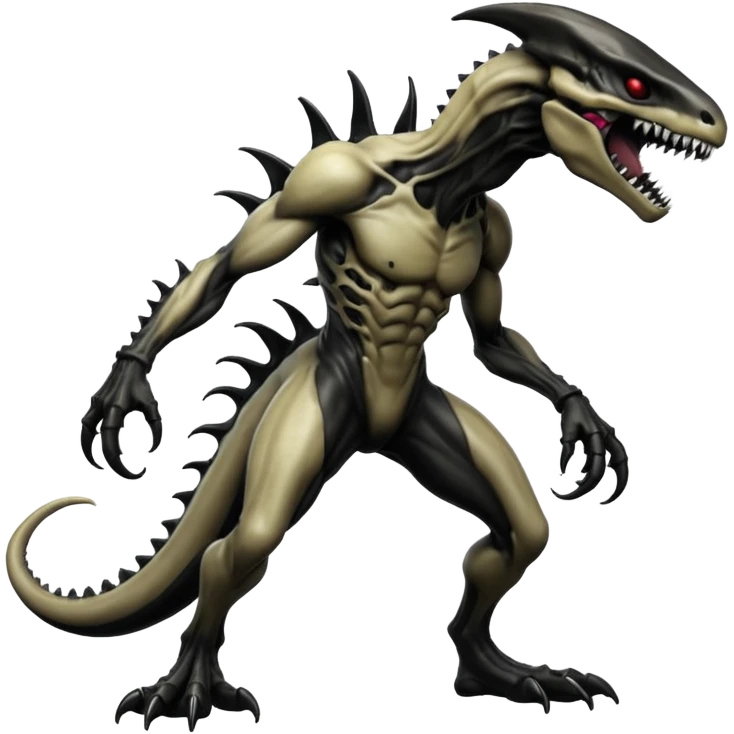  Venom-Marowak-Xenomorph-hybrid-fantasy-creature (full body) emoji