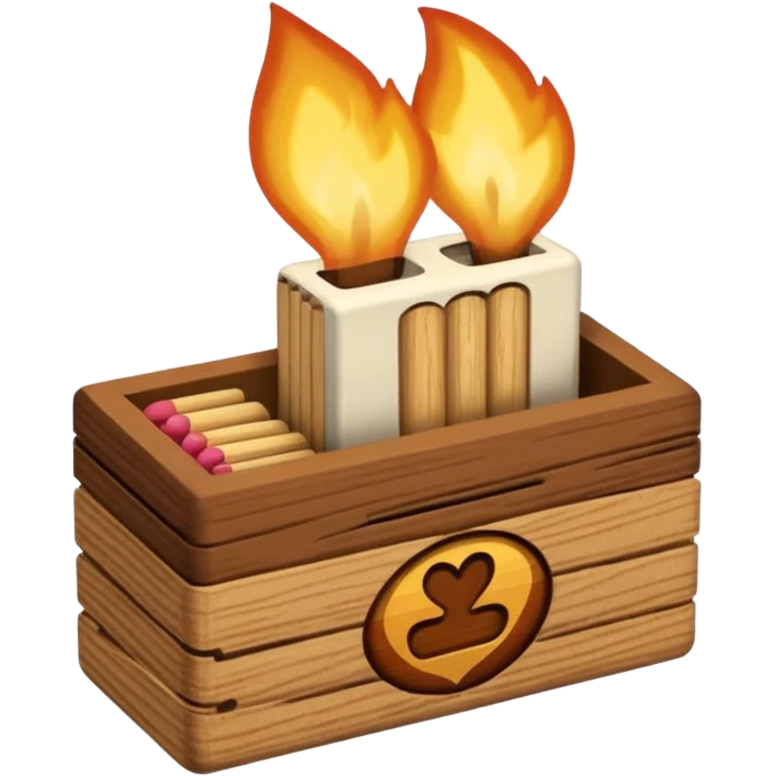 matches in matchbox emoji