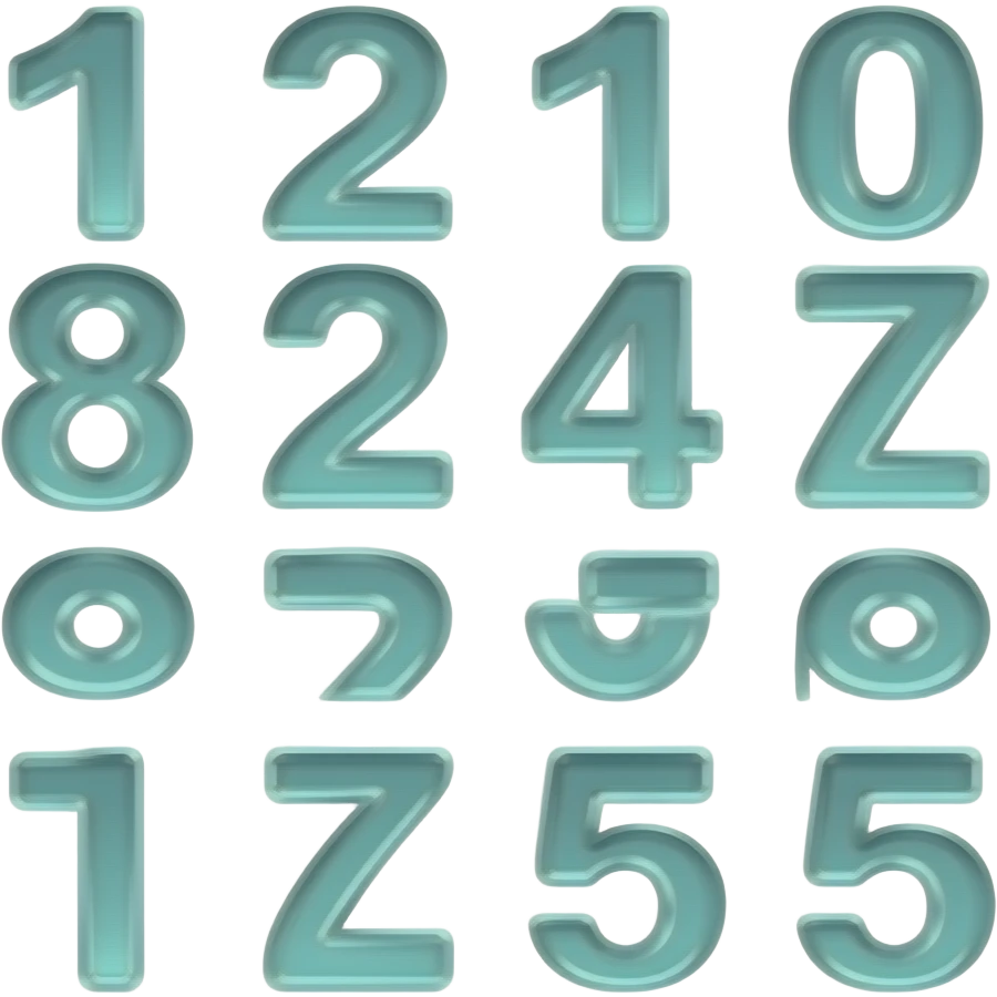 MATRIX NUMBERS emoji