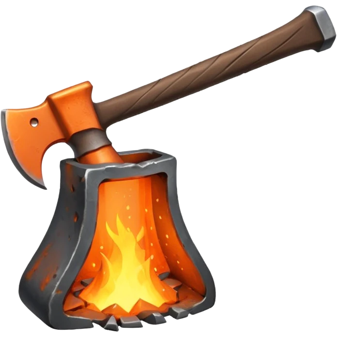 axe forging emoji