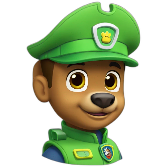 paw patrol luigi emoji