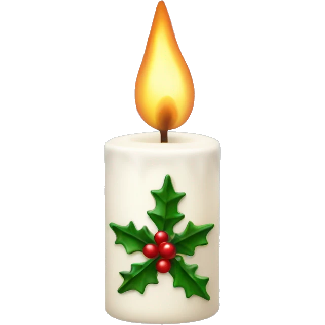 christmas candle emoji