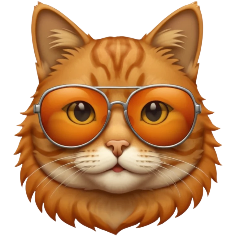 Cat wearing sunglasses emoji