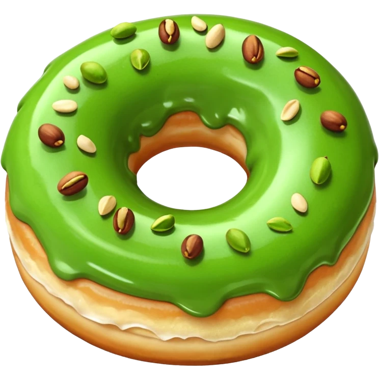 donuts green pistachios topping emoji