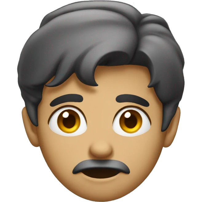 Sarcastic look emoji