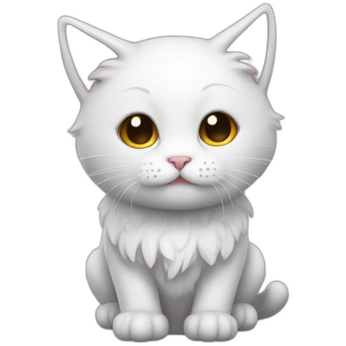 angel cat emoji
