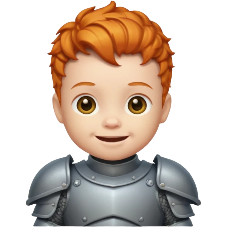 Armored ginger baby emoji