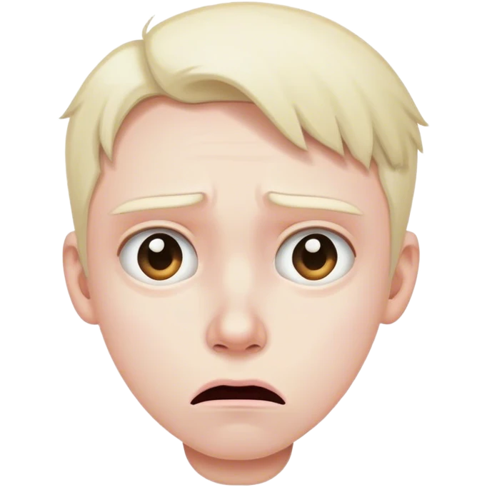 Hurt and confused  emoji
