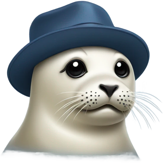 seal with hat emoji