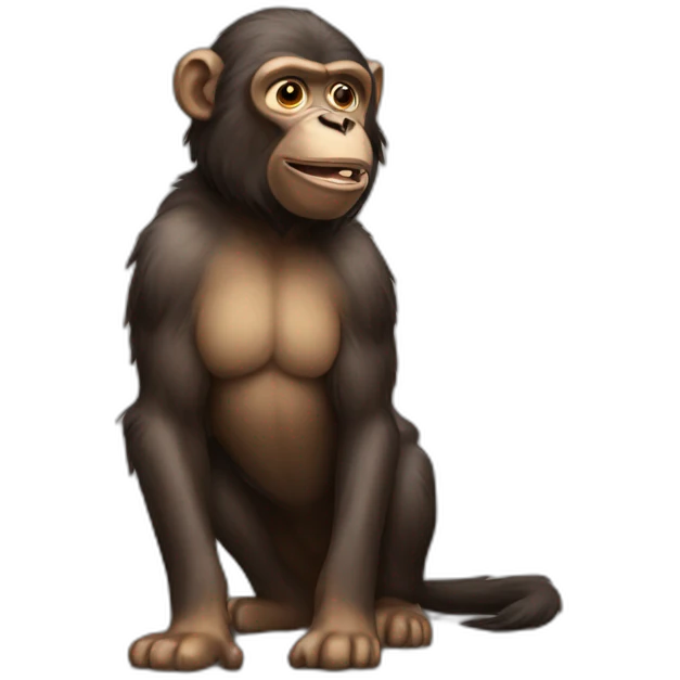 ape dog emoji