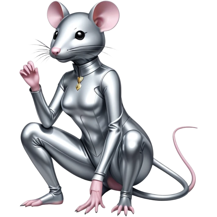 rat style hajime sorayama Eva suit emoji