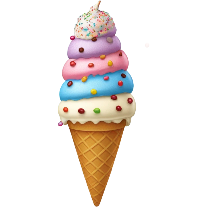 Big ice-cream emoji