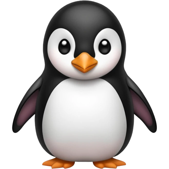 Sad giant emoji penguin begging for pardon giant lovely eyes cute sad emoji