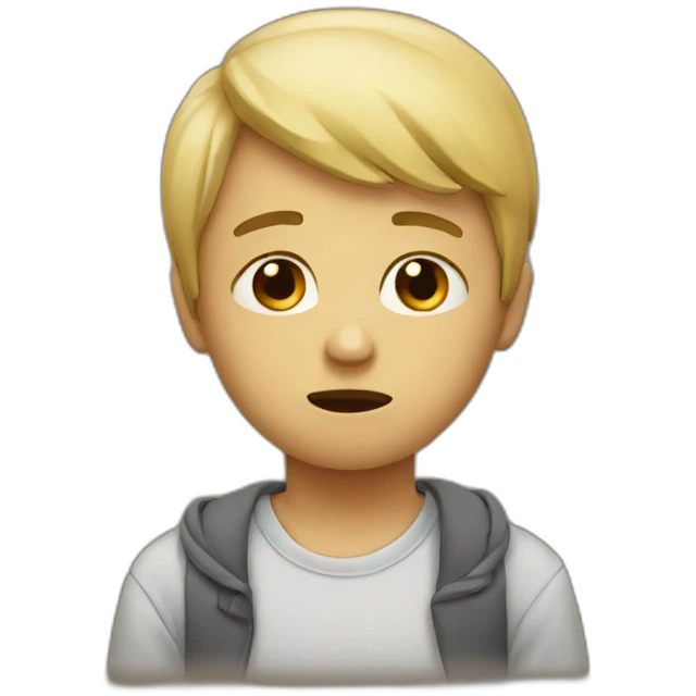 Triste emoji
