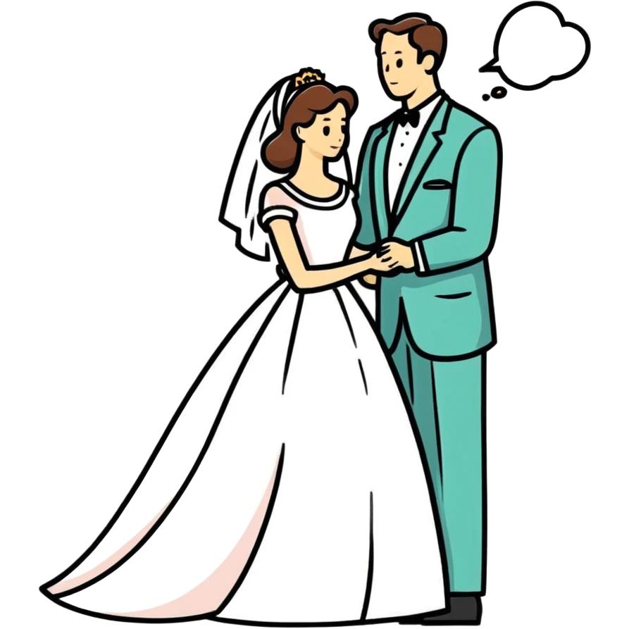 Wife poking husband  emoji