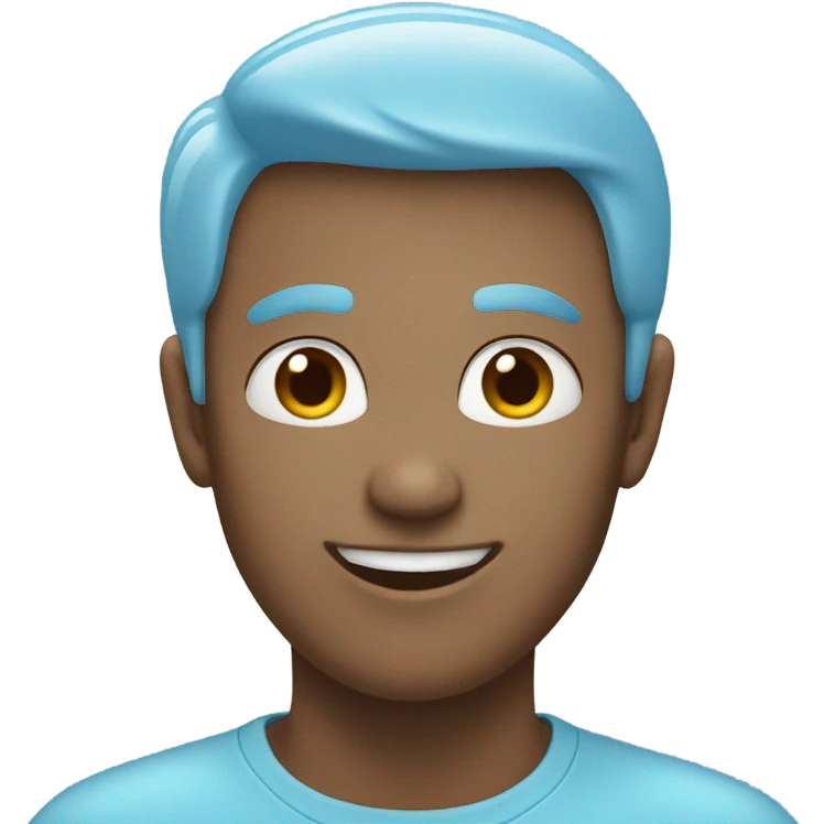 Light blue heart  emoji